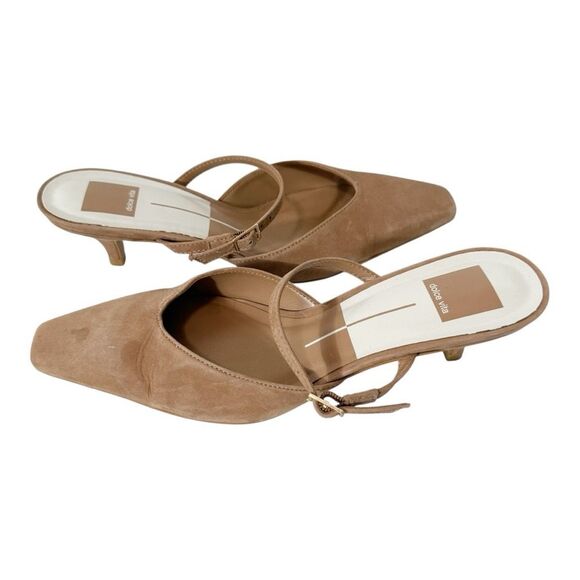 Dolce Vita Shoes - Dolce Vita Morgen Women’s Toffee Suede Mary Jane Mule Sandal Size 7